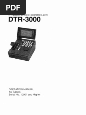Sony DTR-3000 - Dynamic Motion Controller | PDF | Foreign Language