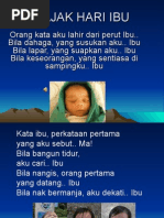 Sajak Hari Ibu