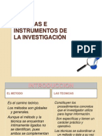 Las Tecnicas de Investigacion Cientica SANDRA MONROY DIAZ.