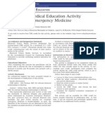 Continuing Medical Education Activity in Academic Emergency Medicine