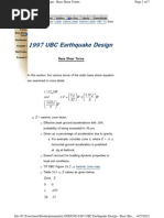 1997 UBC Earthquake Design - Base Shear