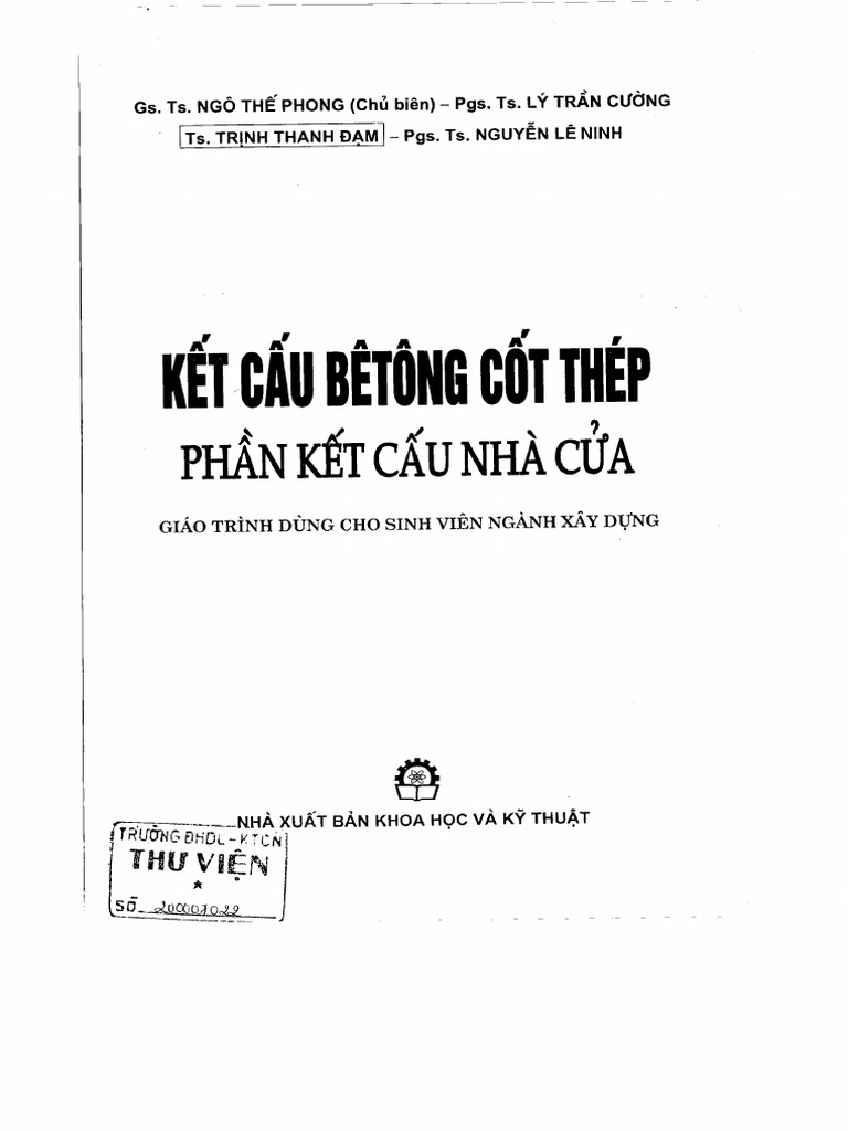 Giới thiệu về giáo trình kết cấu nhà bê tông cốt thép