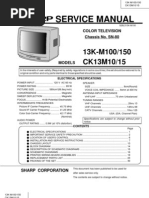 Download Sharp Tv 13k-m100 by burchell58 SN19159310 doc pdf