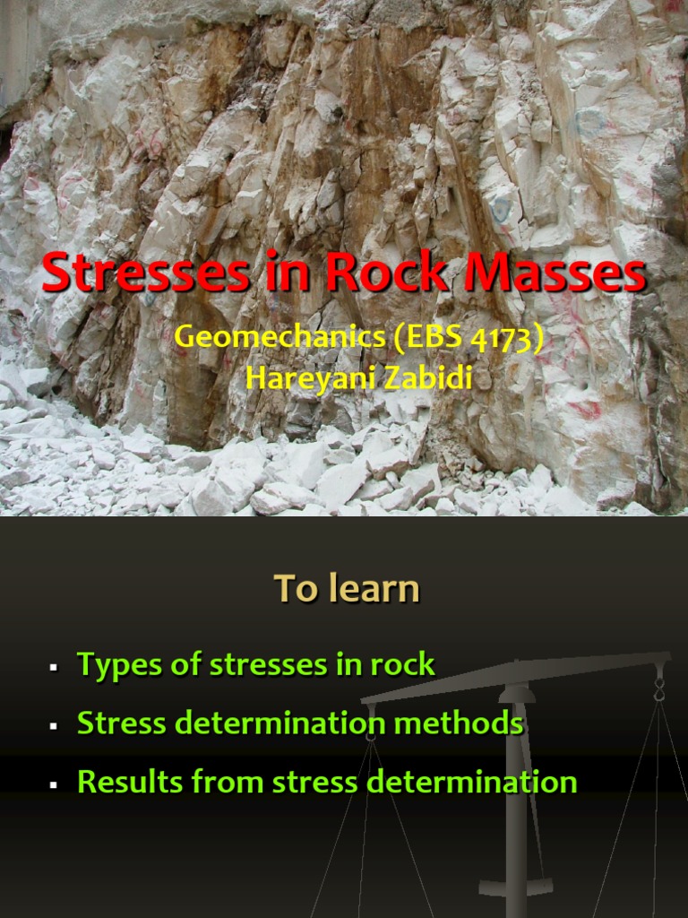 Principal Stresses in Rock Masses | PDF | Plate Tectonics | Stress ...