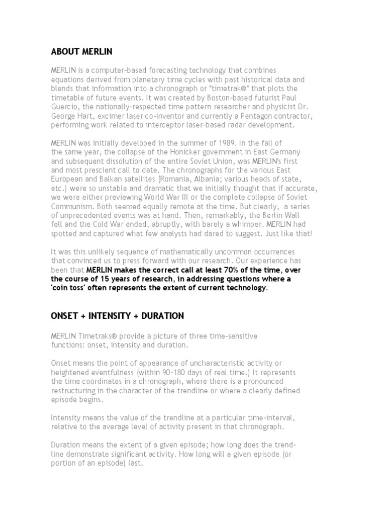 How To Read Merlin Timetraks | PDF | Function (Mathematics) | Science