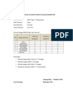 ANALISIS ALOKASI WAKTU