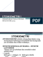 Download STOIKIOMETRI I by yusuf_6423 SN19160280 doc pdf