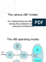 The Various x86 Modes': On Understanding Key Differences Among The Processor's Several Execution-Architectures