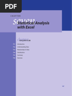 Statistical Analysis Excel