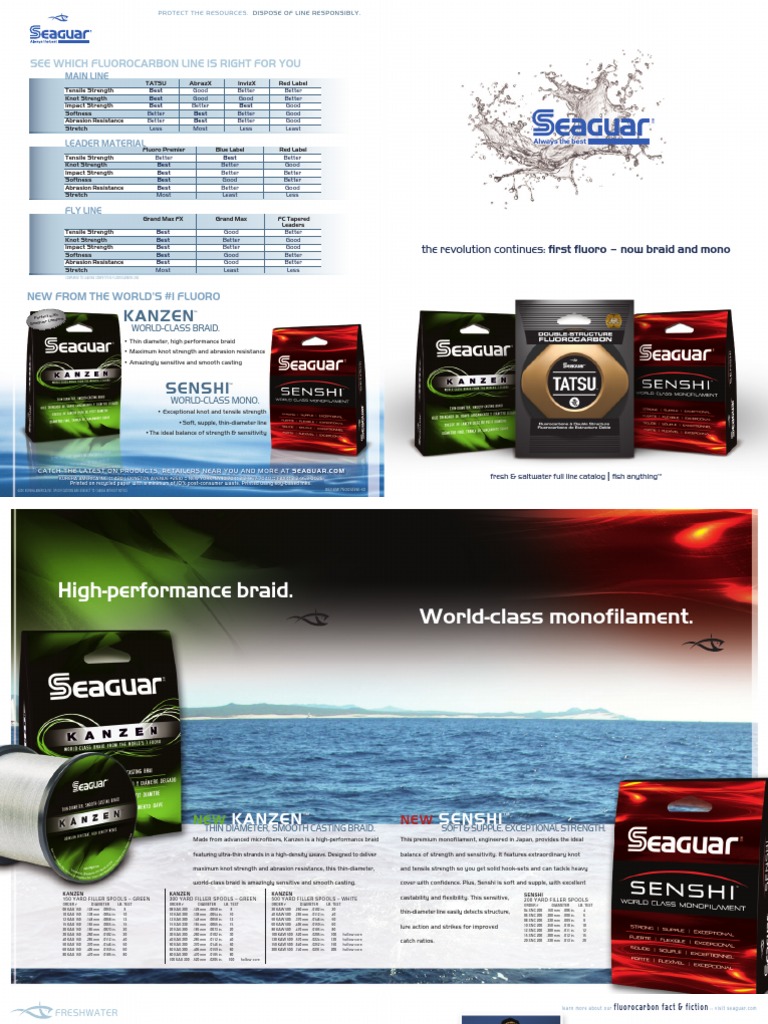 Catálogo Seaguar, PDF, Fish