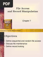 File Access and Record Manipulation