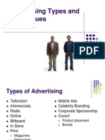SS 9 Chapter 7 Advertising Types and Techniques
