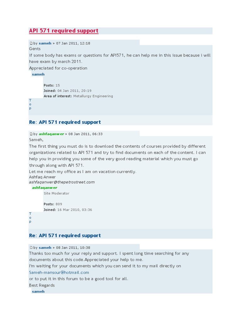 API-571 Examengine