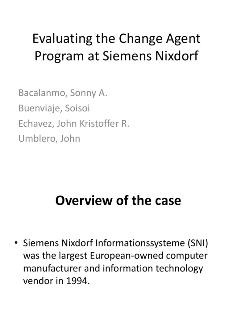 Siemens Case Pdf Organizational Culture Business