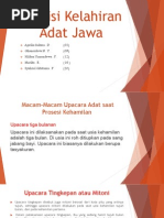 Download Tradisi Kelahiran Adat Jawapptx by Syahrul Gitatama SN191634473 doc pdf