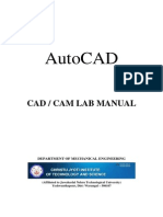 AutoCAD Lab Manual 1 1