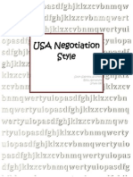 USA Negotiation Style: Savin Gabriela Andreea Rosu Alexandra Grupa 930