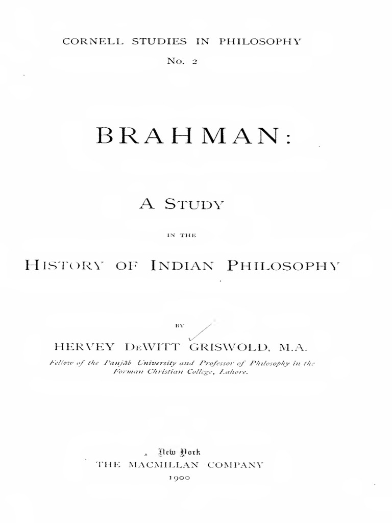 Characterization of Brahman in Philosophy | PDF | Vedas | Brahman