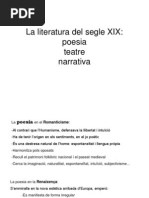 La Literatura Del Segle XIX