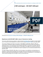 Eep-Internal Arc Testing of MV Switchgear IEC 62271200 Part Two
