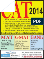 MAT Bank Gmat: Day, Evening and Weekend Batches Starting Soon