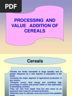 Download Processing and value addition of cereals by princeej SN191654376 doc pdf