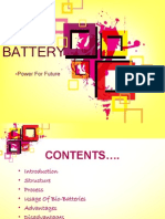 BIO Battery: Power For Future