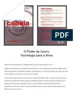 o Poder Da Cabala - Tecnologia Para a Alma - Yehuda Berg