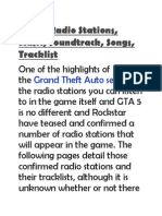 GTA V Radio Stations, Music, Soundtrack, Songs, Tracklist: Grand Theft Auto Series