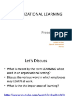 Organizational Learning