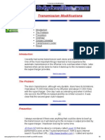 Transmission Modifications