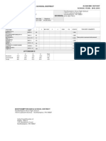 Report Card Grade 11