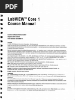 Lab View Core 1 Course Manual