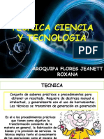 Tecnica Ciencia y Tecnologia