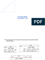 Costs Functions PDF