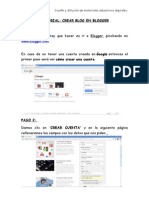 Crear Cuenta en Gmail y Crear Blog