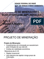 projeto de mineração