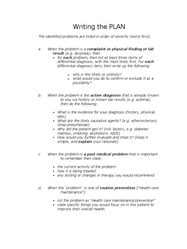 Medical Problem Diagnosis Guide | PDF