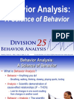 Behavior Analysis