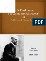 Durkheim: a educação como fato social!