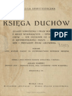 Księga Duchów Zebrał Allan Kardec Spolszczył JCH (1934)