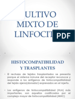 Cultivo mixto linfocitos HLA trasplantes