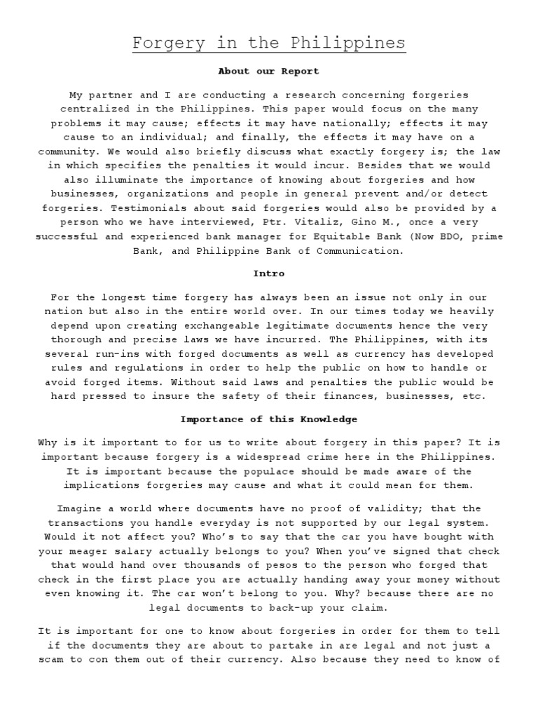 Issues of in The Philippines PDF Crime & Violence