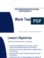 Work Teams Module