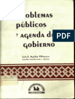 Problemas Publicos y Agenda de Gobierno,Luis Felipe Aguilar Villanueva