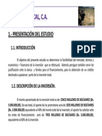 Arenera Yaracal. Preparación y Evaluación de Proyectos PDF