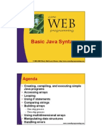 Java Basic Syntax For Students