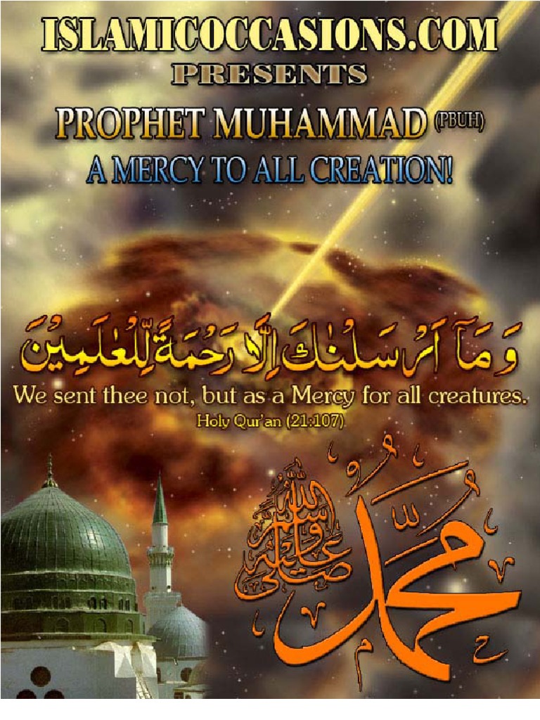 Prophet Muhammad (Pbuh) Mercy To All Creations. | PDF