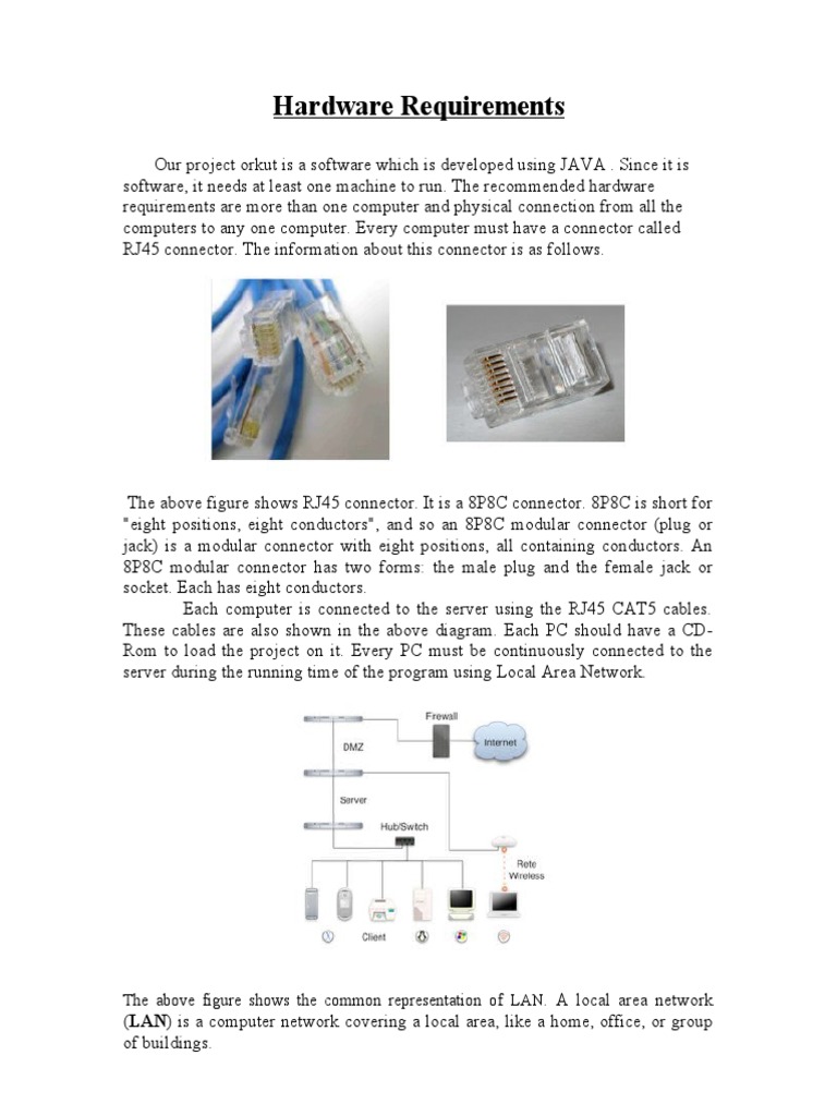 Hardware Requirements PDF