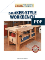 Woodsmith Shaker Style Workbench